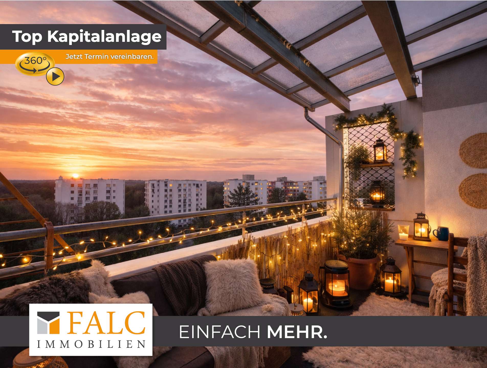 Einrichtungsbeispiel Balkon